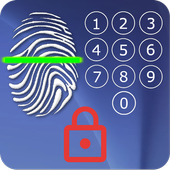 Screen Lock - with Fingerprint Simulator ไอคอน
