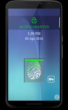 Screen Lock - with Fingerprint Simulator screenshot 2