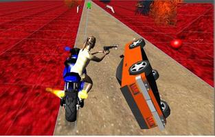 Super Bike Race Shooting Moto الملصق