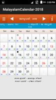 Malayalam Calendar 2018 اسکرین شاٹ 1