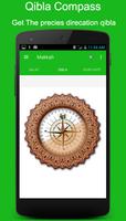 Qibla Compass - Prayer Times, Azan & Ramadan poster