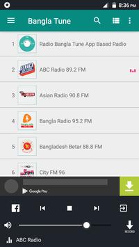 Live FM Bangla Radio - বাংলা রেডিও - Bangla Tune screenshot 3