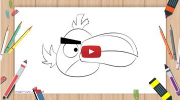 How To Draw Angry Birds video скриншот 2