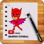 How To Draw PJ Masks Video Zeichen