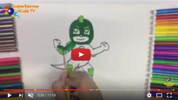 How To Draw PJ Masks Video Ekran Görüntüsü 2