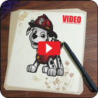 How To Draw Paw Patrol Video biểu tượng