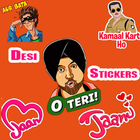Desi Hindi Stickers For Chat ícone