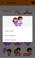 Desi Hindi Stickers For Chat স্ক্রিনশট 3