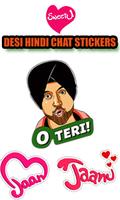 Desi Hindi Stickers For Chat পোস্টার