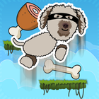 Happy Dog Jump - Golden Doodle آئیکن