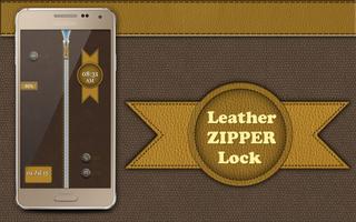 Leather Zipper Lock Affiche