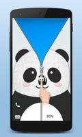 Panda Zipper Screen Lock screenshot 2