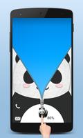 Panda Zipper Lock Screen screenshot 3