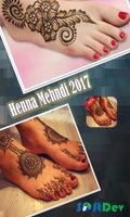 Indian Mehndi Henna Feet पोस्टर