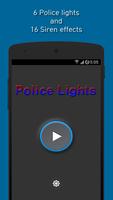 Police Siren and Lights Simula plakat