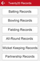 Cricket Records & Stats capture d'écran 2