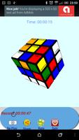 Game Rubik Experience, igular cube colors Plakat