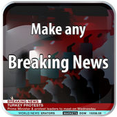 Breaking News Photo Maker icon