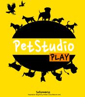 jouer avec un chien PetStudio Affiche