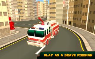 Truck Simulator : Fire Brigade Plakat