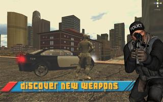 Police Combat in Crime City 3D poster