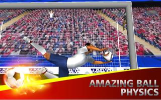 Football Flick Tir 3D capture d'écran 2