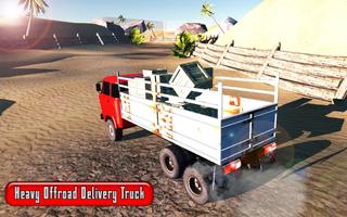 Offroad Cargo Truck Game постер