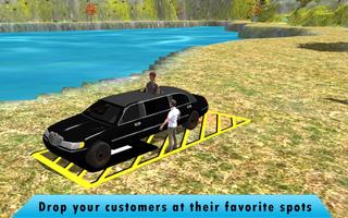 Hill Climb Limo Taxi Driver ảnh chụp màn hình 1