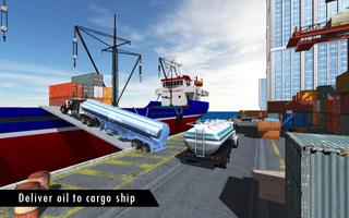 Oil Tanker Fuel Transporter 3D capture d'écran 3