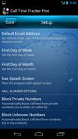 Call Time Tracker+Blocker Free syot layar 3