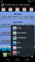 Call Time Tracker+Blocker Free capture d'écran 1