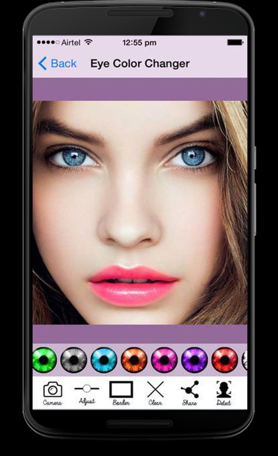Как называется приложение глаза. Редактор с глазом. Color Changer. Color change. Как поменять цвет глаз без линз.