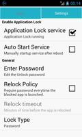 برنامه‌نما Application Lock عکس از صفحه