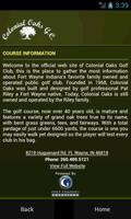 1 Schermata Colonial Oaks Golf Club