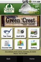 Poster Green Crest Golf Club