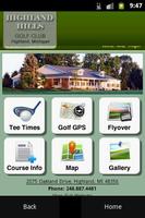 Highland Hills Golf Course Plakat