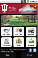 Indiana University Golf Course Affiche