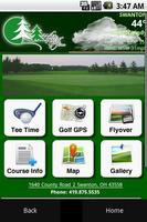 White Pines Golf Course Poster