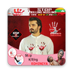 Sham photo frame:Stop Killing in Sham