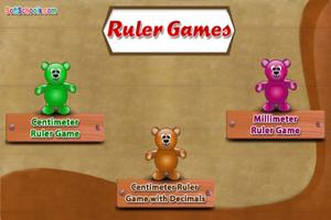 Metric Measurement Ruler Games Poster