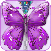 Papillon Zipper verrouillage icon