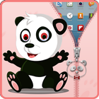 Panda Zipper Lock icon