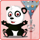 Panda Zipper verrouillage icon