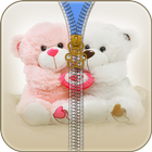 Teddy Bear Zipper Khóa biểu tượng