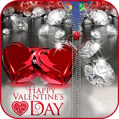 Valentines Love Zipper Lock APK download