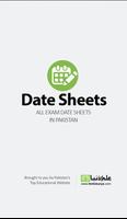 Exam Date Sheets 2021 Affiche