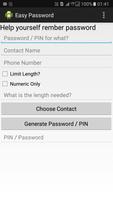 برنامه‌نما Easy Password and PIN عکس از صفحه