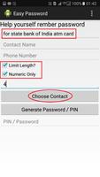 Easy Password and PIN اسکرین شاٹ 3