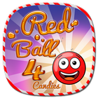 Red Ball 4 Candies أيقونة