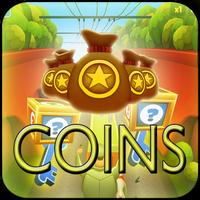Unlimited coins Key for Subway Affiche